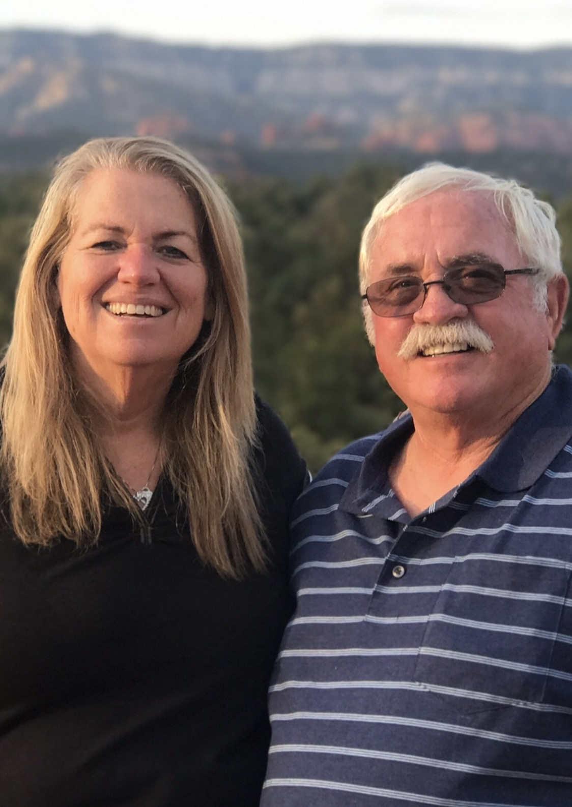 Bert Leyde, owner and builder at Leyde Construction, with his wife